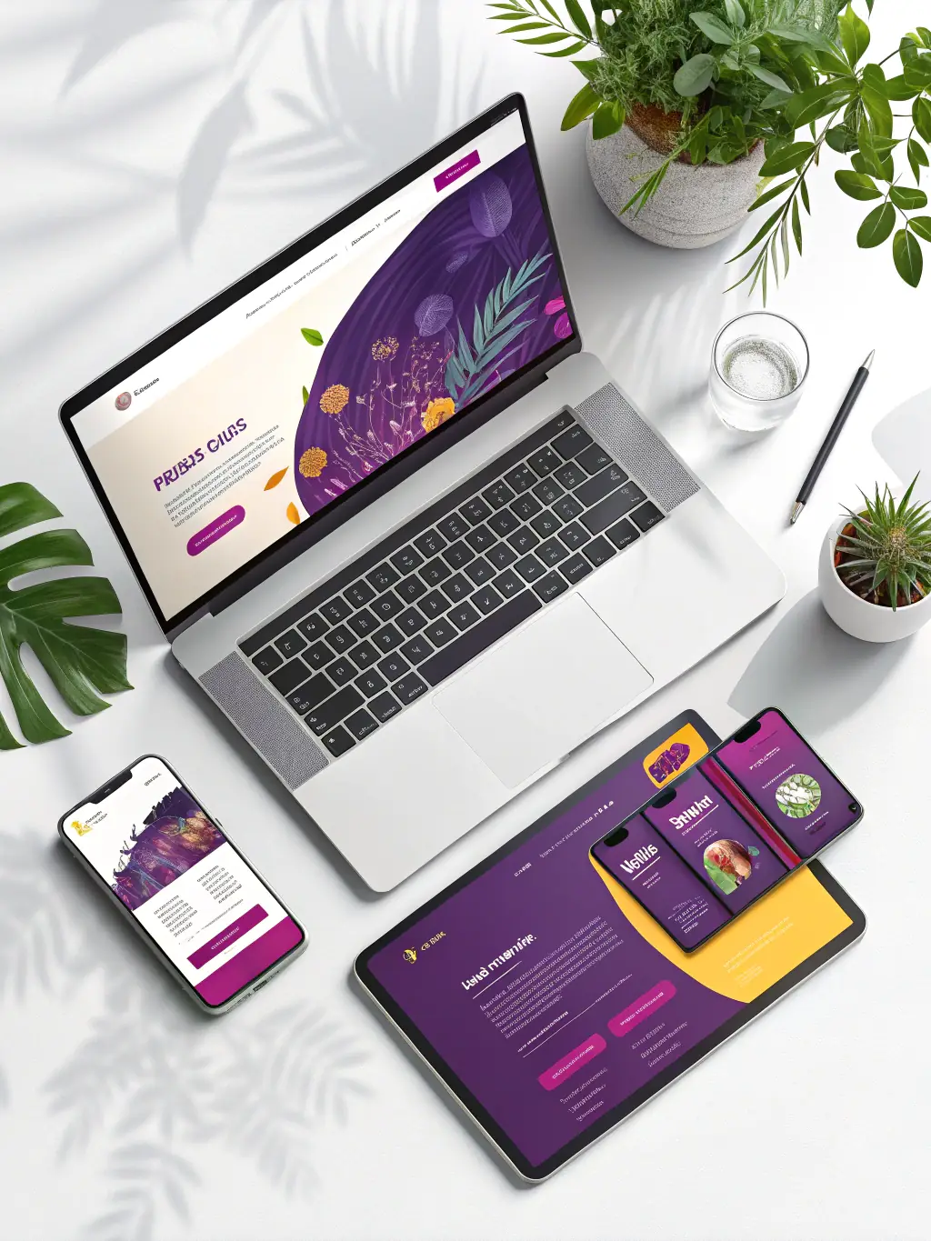 A modern, mobile-friendly landing page displayed on multiple devices, highlighting clear calls-to-action and streamlined contact forms for lead capture.